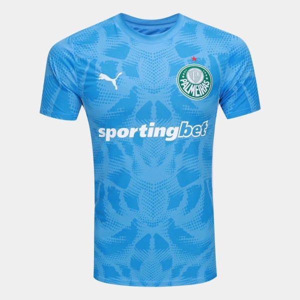 Camisa de Goleiro Palmeiras I 25/26 s/n Torcedor Puma Masculina - Azul